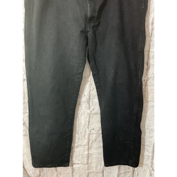 Rustler Mens Jeans Black Size 42 X 30 Excellent - Picture 3 of 6